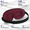 100% Blackout Sleep Mask for Women & Men - Eye Mask - Zero Eye Pressure Eye Mask for Sleeping - Eyelash & Eye Movement Friendly Sleeping Mask with Adjustable Strap - Premium Sleep Mask for Travel view 2