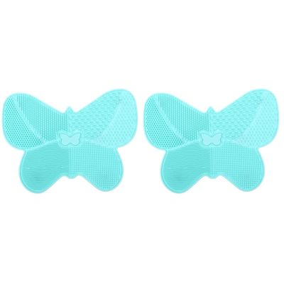 Beaupretty 2pcs Brush Cleaning Pad Suction Cup Makeup Brush Cleaning Tool Scrubber Beauty Tool Scenario Use
