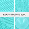 Beaupretty 2pcs Brush Cleaning Pad Suction Cup Makeup Brush Cleaning Tool Scrubber Beauty Tool Scenario Use view 3