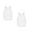 Cabilock 4 Pcs Laundry Detergent Cup Holder Cup Holders Laundry Detergent Cap Holder Cup Dispenser Cup Holder Tray Plastic Pallets Plastic Detergent Drip Catchers Fold Cover Frame White view 2