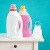 Cabilock 4 Pcs Laundry Detergent Cup Holder Cup Holders Laundry Detergent Cap Holder Cup Dispenser Cup Holder Tray Plastic Pallets Plastic Detergent Drip Catchers Fold Cover Frame White view 3