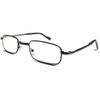 Men's Foldable Metal Reading Glasses/Comfort Arms + Easy-Hold Shell Case R240 (1 pcs Gun Metal, +1.75 Magnification) view 1