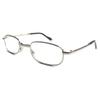 Women's Foldable Metal Reading Glasses/Comfort Arms + Easy-Hold Shell Case R241 (1 pcs Silver, +4.00 Magnification) view 1