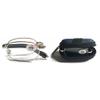 Women's Foldable Metal Reading Glasses/Comfort Arms + Easy-Hold Shell Case R241 (1 pcs Silver, +4.00 Magnification) view 3