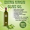 L'Olio dei Papi 100% Italian Extra Virgin Olive Oil cold extracted produced from the centuries-old olive groves of the ancient lands of the Popes 1 LT (bottle) view 3