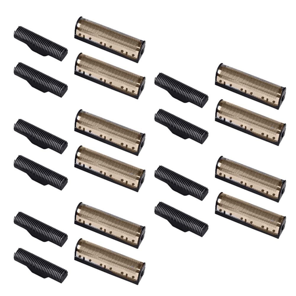 Mengmen 5Set Clipper Blade for Km-1102 Clipper Electric Parts Net Gold