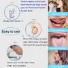 3 PCS Tongue Scraper for Adults with U-shaped & Hollowed-out & Spooned Stainless Steel Tongue Cleaner with Metal Travel Case Bad Breath Remedy view 3