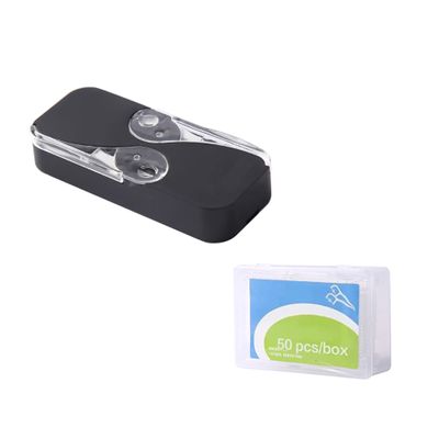 Dental Floss Picks Dispenser Portable Flossers Dispenser Automatic Pop-up Floss Boxes Adult Floss Sticks Case with 62 Count Extra Dental Flossers for Cleaning Teeth, Perfect for Travel Hotel Home