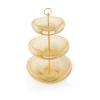 LUCBEI Fruit Bowls Three Tiered Tray Fruit Tray Home Living Room Tea Multi-layer Fruit Tray Fashion Multifunctional Fruit Basket fruit basket (Color : A) view 1