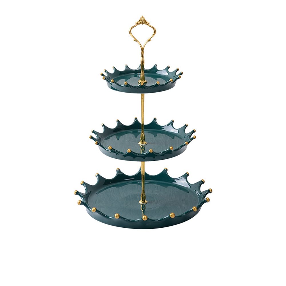 Fruit Bowls 3 Tier Cupcake Stand, Tiered Serving Stand, Dessert Tower Tray for Tea Party, Baby Shower and Wedding fruit basket (Color : A)