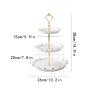 Fruit Bowls 3 Tier Cupcake Stand, Tiered Serving Stand, Dessert Tower Tray for Tea Party, Baby Shower and Wedding fruit basket (Color : A) view 2