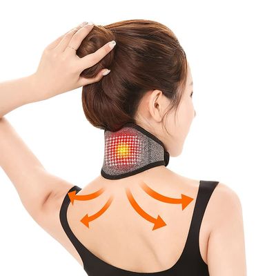 XGOPTS Magnetic Self Heating Neck Support Brace Cervical Collar Tourmaline Neck Brace Magnetic Therapy Neck Wrap for Neck Injury Pain Stiff Neck Stiffness Headache Cervical Spondylopathy
