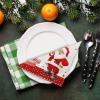 20Pcs Christmas Napkins Paper 33cm Christmas Serviettes - Traditional Santa Claus Red Napkins Christmas Xmas Dinner Napkins view 4
