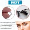 Adhesive Eye Glasses Nose Pads, D Shape Anti-Slip Adhesive Stick on Nose Pads,Soft Silicone for Glasses, Eyeglasses and Sunglasses, 2mm,Black,5 Pairs view 3