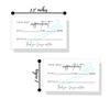 Dental Appointment Reminder Cards | 50 Pack | Teeth Whitening, Dental Office, Client Reminder, Patients, Pediatric Dentist, Orthodontics, Bulk 2x3.5 Minimalist Teal Toothbrush view 2