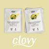 Clovy Care. 200 Refreshing and scented disposable wipes with lemon soaked with solution based on natural nickel free ingredients. view 3