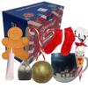 Christmas Hot Chocolate Gift Set for Kids - Xmas Mug, Socks, Candy Canes, Hot Chocolate, Mini Mallows, Gingerbread Biscuits, Hot Choc Bomb, Hot Choc Spoon - Filled Christmas Eve Box Fillers Boys Girls view 1