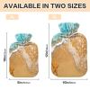 Mnsruu Ocean Wave Starfish Sand Beach Hot Water Bottle with Velvet Cover, 1L Transparent Hot Water Bag for Hand Pain Relief Hot Cold Therapy Cramps view 4