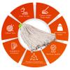 Jazooli Mop Heads Replacement - Commercial & Household Wet & Dry Mops for Cleaning Floors, Kitchen, Bathroom - Colour Coded Yarn Floor Mops, Heavy Duty Mop Head - 3 x Green view 2