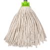 Jazooli Mop Heads Replacement - Commercial & Household Wet & Dry Mops for Cleaning Floors, Kitchen, Bathroom - Colour Coded Yarn Floor Mops, Heavy Duty Mop Head - 3 x Green view 4