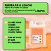 Liquipak Vegan Washing Up Liquid 4x5L Refill - Rhubarb & Lemon | 100% Vegan & Cruelty-Free, Concentrated, Removes Tough Stains, Oil Marks and Baked-On Grease, UK-Made Product 20L view 2