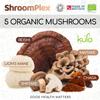 ShroomPlex Organic Mushroom Complex - Immune Boosting Mushroom Blend - 90 High Strength Vegan Capsules with Lions Mane, Shiitake, Chaga, Maitake and Reishi - Plus Organic Black Pepper & Vitamin C view 3