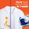 Tide PODS laundry detergent pacs, 3-in-1 Stain Remover, Odor Fighter, Color Protector, 76 Count, HE compatible, Spring Meadow Scent view 2