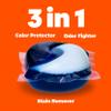 Tide PODS laundry detergent pacs, 3-in-1 Stain Remover, Odor Fighter, Color Protector, 76 Count, HE compatible, Spring Meadow Scent view 3