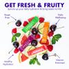Sugar-Free, Low Calorie Water Enhancer with Ginseng  Hydration, Beauty, Immunity, Energy & Mood, Heart & Brain Health, 3 Natural Flavours  Raspberry, Lime, Pineapple, 144 Sachets view 3