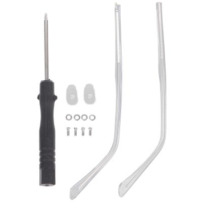 1 Pair Universal MetalGlasses Replacement Temples, Eyeglass Arms Repair Kit forSpectacles, Durable and Lightweight Design, Black