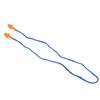 10 Pcs Safety Silicone Ear Plugs - Hearing Protection with Cord - Noise Reduction for Work Home Sleeping Blue Orange view 4