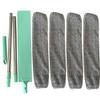 VALINK Bedside Dust Brush Long Handle Mop, Under Appliance Microfiber Duster for Sofa Bed Furniture Bottom, Wet or Dry e With 4 PCS Cloth view 1