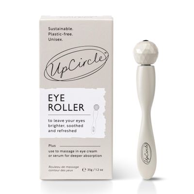 UpCircle Eye + Face Roller 1pc  Metal + Plastic-Free  For Dark Circles + Puffy Eyes  With Cooling Effect to Boost Circulation For Healthy Glow  Sustainable + Reusable