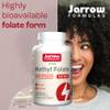 Jarrow Formulas Methyl Folate (5-MTHF), 400mcg, Minerals Supplement, 60 Vegan Capsules, Gluten Free, Vegetarian, Soy Free, Non-GMO, Vitamin B9, Folic Acid view 2