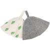 FOMIYES 2pcs Felt Sauna Bathing Hat Women Thickened Shower Hair Caps for Bathroom Sauna view 1