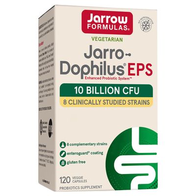 Jarrow Formulas, Jarro-Dophilus EPS, 5 Billion Bacterial Cultures per Capsule, High Dose, 120 Capsules, Gluten Free, Vegetarian, Non GMO