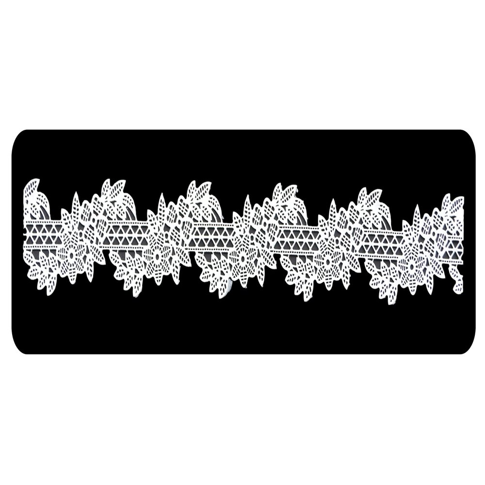 1 x Simply Heaven Edible Cake Lace 40+ Colours Made from mat 112 (White)