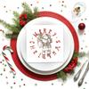 PAW - Napkins 3-Ply (33 x 33 cm) I 20 Pieces I Paper Napkins Colorful for The Christmas Table I Napkins - Christmas, Winter, Stars, Santa Claus, Stampede I Santa's Stamp view 4