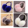 Winter Ear Warmers, Fashion Adjustable Earmuffs for Cold Weather, Ear Covers for Womens Girls (White) view 4
