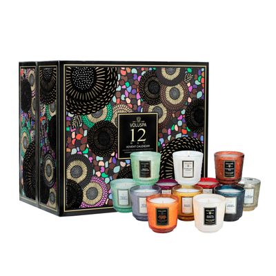 Voluspa Japonica Advent Calendar 12 Days of Daily Indulgences Assorted Gift Set