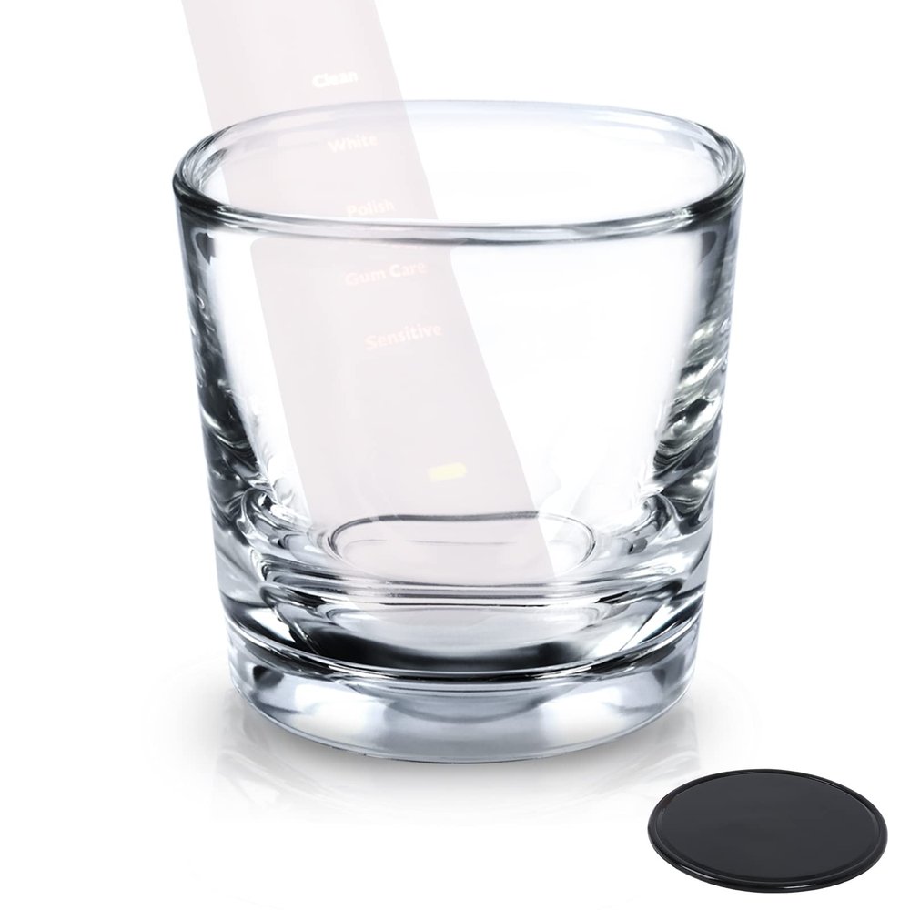 Replacement Charging Glass Cup Compatible with Philips Sonicare Electric Toothbrush HX9382 HX9360 HX9340 HX9900Charger Cup Replacement for Charger Base HX9100 CBA1001 CBA2001 CBA3001