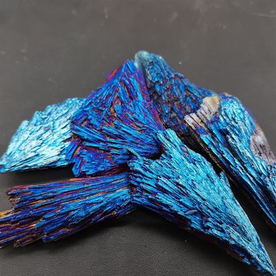 WGPHD Health & Household Natural crystal tourmaline Electroplating Blue Peacock Tail Feather Decorative Landscape Bottle (Size : 20-30g)
