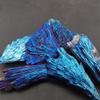 WGPHD Health & Household Natural crystal tourmaline Electroplating Blue Peacock Tail Feather Decorative Landscape Bottle (Size : 20-30g) view 3