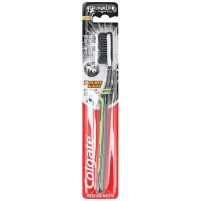 Colgate Toothbrush Medium - Double Action Charcoal