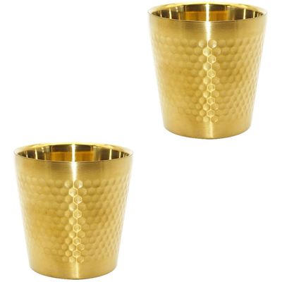 FOMIYES 2pcs Stainless Steel Shaving Bowl for Men Shaving Soap Mixing Bowl for Daily