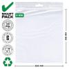 Pack of 100 Ziplock Bags 22 x 31 cm Freezer Bags Reusable Baggies 50 m Strong DIN A4 with Euro Hole (220 x 310 mm) view 3