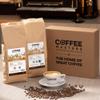 Coffee Masters Dark Roast Coffee Gift Set - Includes 1kg Full Bodied and 1kg Super Crema Espresso Coffee Beans - Roasted in the UK - Beautifully Packaged Ready to Give, 2kg view 2