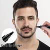 DMQBeard Pen,2Pcs Beard Pencil Filler for Men,Mustache Shaping and Enhancing, Waterproof Sweatproof,Beard Filler for Define, Sharpen Hair, Beard, Eyebrow (2PCS Black), 1 g (Pack of 1), Pack of 1 view 4