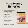 Black Bee Honey - Starflower Honey Pure British Borage Light Sweet and Floral, Unprocessed, Single Source from Hive to Jar, Never Blended - Delicious on Toast or Soothing in Drinks, 227g Glass Jar view 4