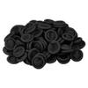 100 Pcs Finger Cots, Disposable Finger Protectors, Latex Anti-Static Finger Tip Rubber Protect Keeping Dressing Dry and Clean (100 Pcs, Black) view 1